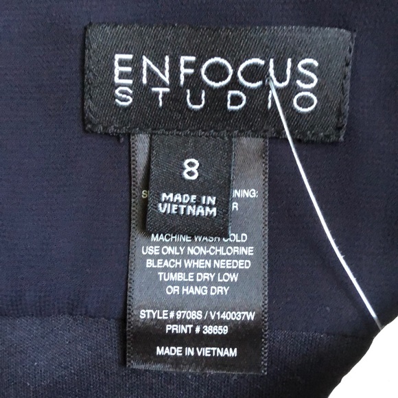 Enfocus Studio Floral Print Dress Size 8 - Picture 11 of 12